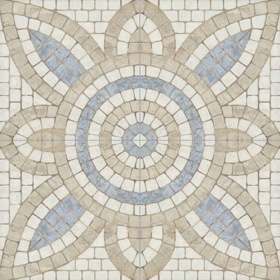 The Tile Life Roman Road 8" x 8" Malta Satin Porcelain Tile Sample, 1 Piece