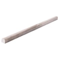 thumbnail image 1 of The Tile Life Santorini Athens Gray Marble Pencil Liner Tile Trim - 0.5 x 12 in. - Honed - 1-Piece, 1 of 5