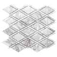 thumbnail image 1 of The Tile Life Santorini Diamante 2x2 Carrara Marble Mosaic Tile - 4x4 Sample, 1 of 3