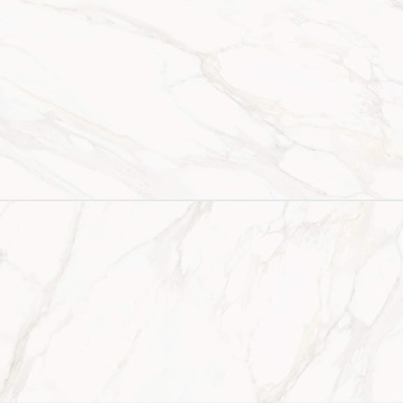 The Tile Life Savannah 4" x 4" White Satin Porcelain Tile Sample, 1 Piece