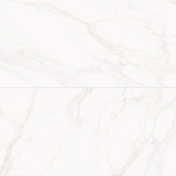 The Tile Life Savannah 4" x 4" Calacatta Gold Satin Porcelain Tile Sample, 1 Piece