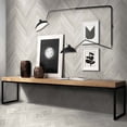thumbnail image 1 of The Tile Life Saxon 24" x 48" Gray Chevron Matte Porcelain Floor and Wall Tile, Case of 2, 1 of 14