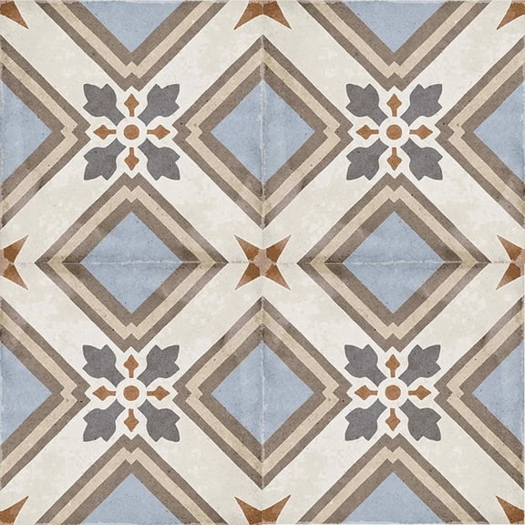 The Tile Life Seville Art 8" x 8" Turin Color Matte Porcelain Tile Sample, 1 Piece