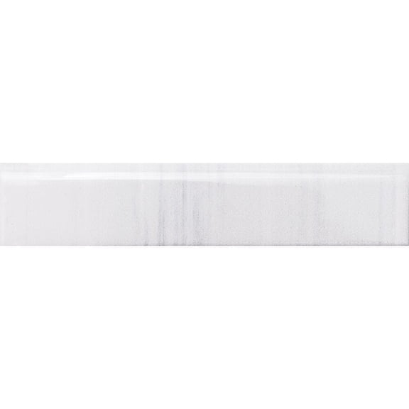 The Tile Life Soho 2" x 10" Blanco Ceramic Bullnose Tile