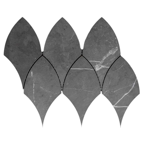 The Tile Life Stately Duchess 8" x 12" Charming Amber Porcelain Floor and Wall Tile, 1 Sheet