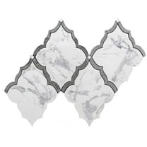 The Tile Life Stately Hudson Mountain Treasure Porcelain Mosaic Wall Tile, 9.5 x 15 in, 6-Piece