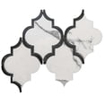 thumbnail image 1 of The Tile Life Stately Lantern 9" x 14" Calacatta Polished Porcelain Mosaic Tile, 1 Sheet, 1 of 13