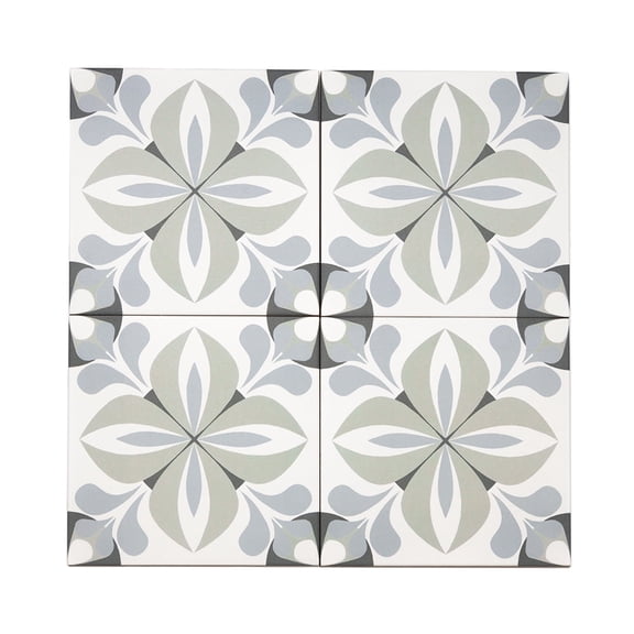 The Tile Life Summertime 8" x 8" Caen Matte Porcelain Floor and Wall Tile, Case of 25