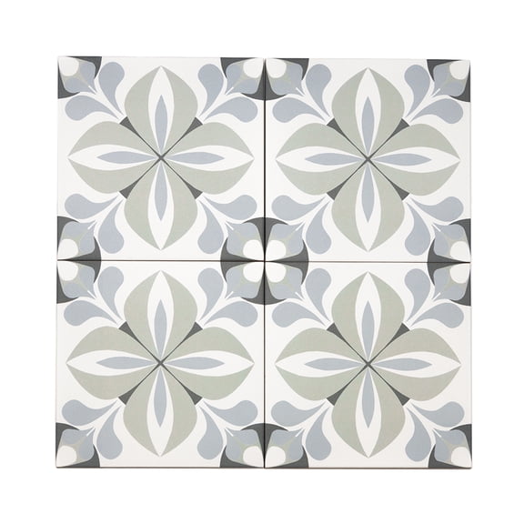 The Tile Life Summertime 8" x 8" Caen Matte Porcelain Tile Sample, 1 Piece