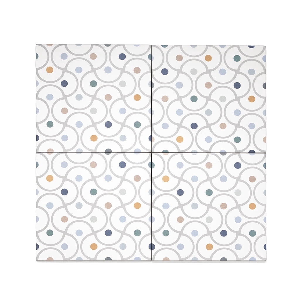 The Tile Life Summertime 8x8 Pattern Lyons Matte Porcelain Tile Sample ...