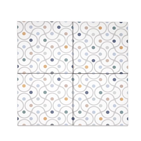 The Tile Life Summertime 8" x 8" Lyons Matte Porcelain Tile Sample, 1 Piece