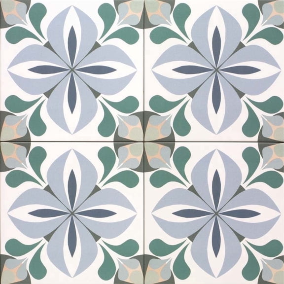 The Tile Life Summertime Ruan 8" x 8" Matte Porcelain Tile Sample