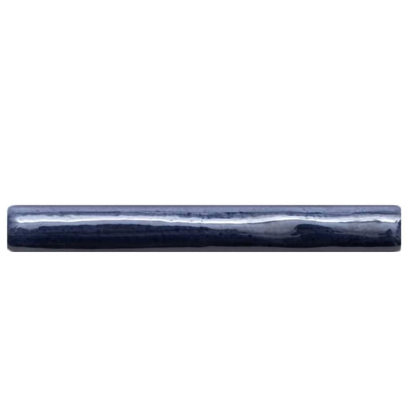 The Tile Life Talavera 1" x 6" Cobalt Handmolded Look Glossy Ceramic Pencil Liner