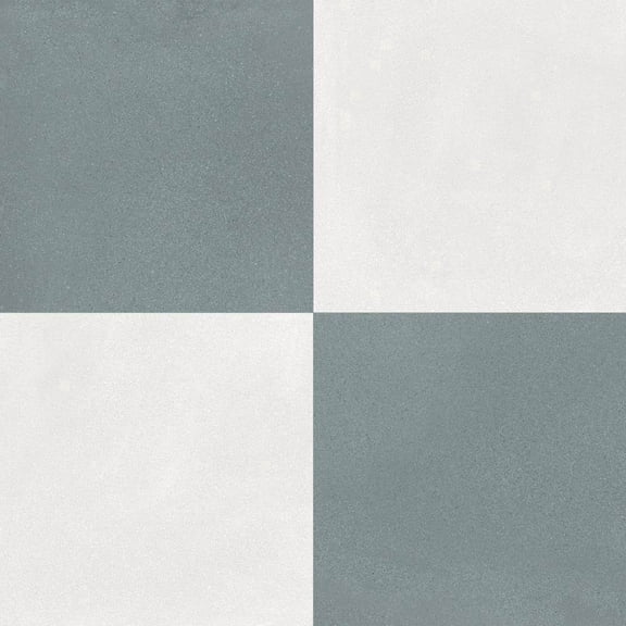 The Tile Life Terrazzo 2.0 24" x 24" Checkerboard #3 Matte Porcelain Floor and Wall Tile Case of 6