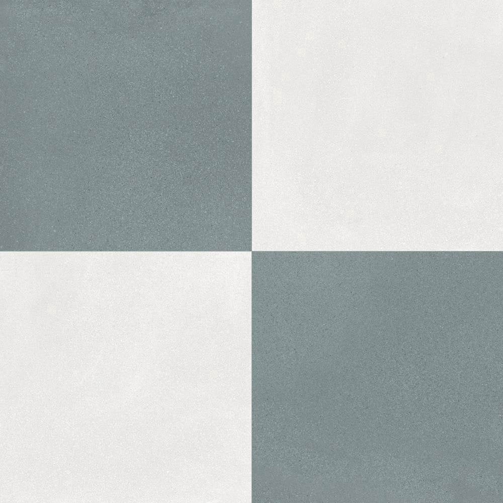 The Tile Life Terrazzo 2.0 24" x 24" Checkerboard #3 Matte Porcelain Floor and Wall Tile, Case (6 Tiles)
