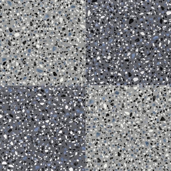 The Tile Life Terrazzo 2.0 4" x 4" Checkerboard #14 Matte Porcelain Tile Sample