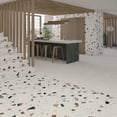 thumbnail image 1 of The Tile Life Terrazzo 24 in x 24 in Nacar White Porcelain Floor and Wall Tile, Case of 4, 1 of 12