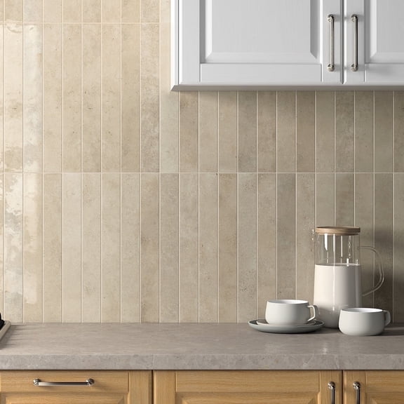 The Tile Life Vela 2" x 4" Home Glossy Porcelain Tile Sample, 1 Piece