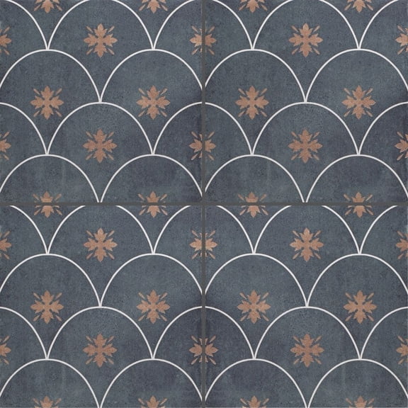 The Tile Life Velvet Sapphire 8" x 8" Satin Porcelain Tile Sample