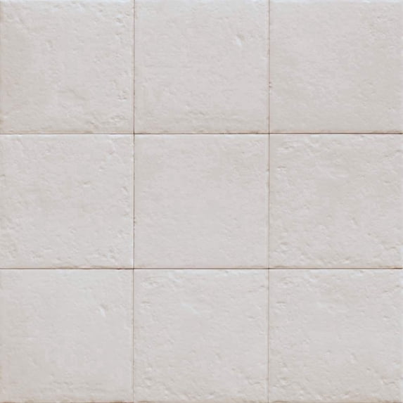 The Tile Life Verity Seas 8" x 8" White Matte Porcelain Tile Sample, 1 Piece