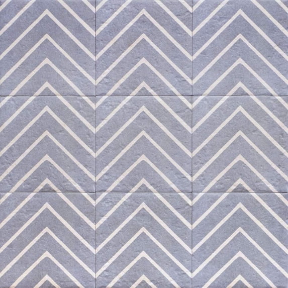 The Tile Life Verity Woven 8" x 8" Azul Matte Porcelain Floor and Wall Tile, Case of 25