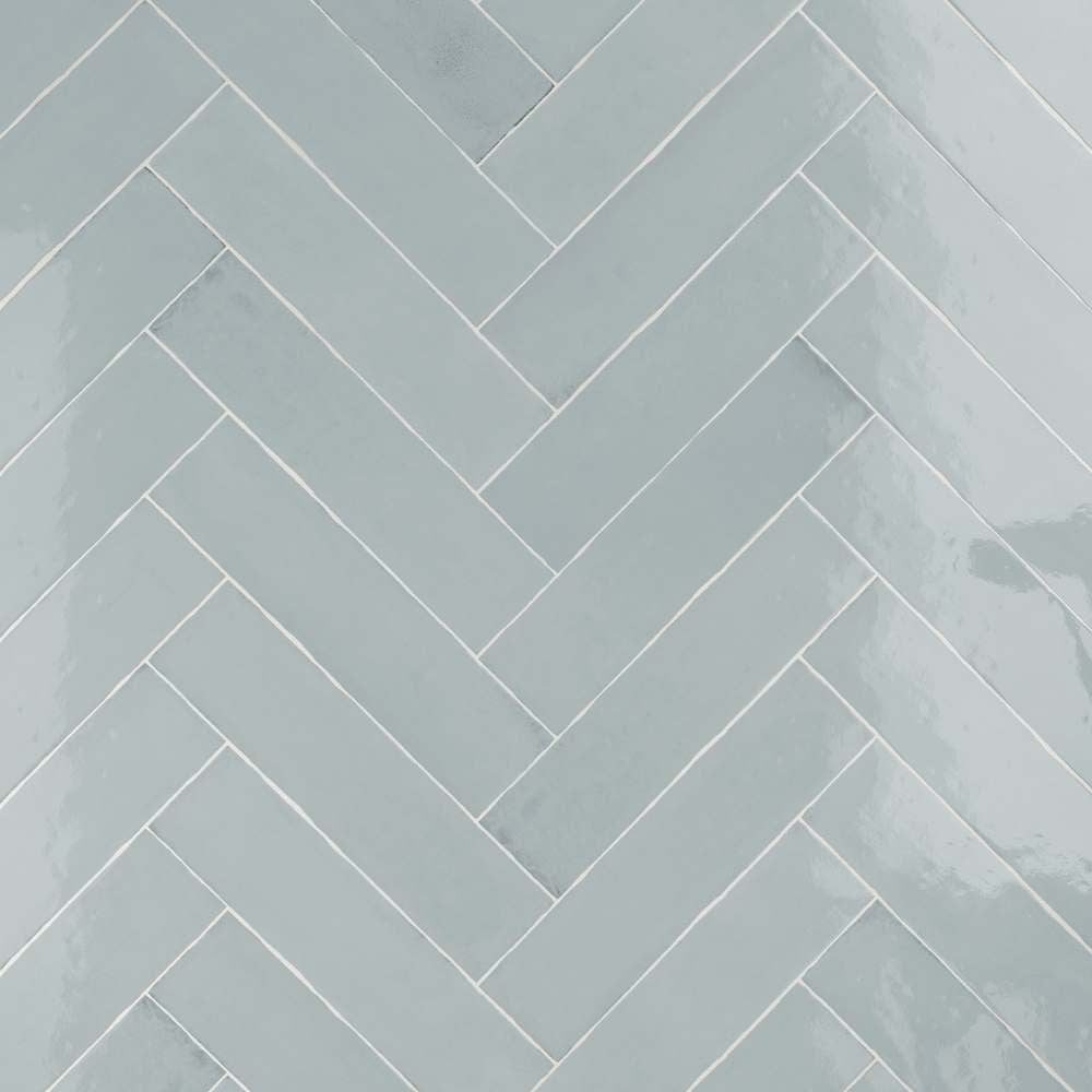 Waverly Ocean Blue 3" x 12" Ceramic Wall Tile