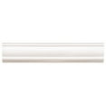 thumbnail image 1 of The Tile Life Waverly White Polished Ceramic Chair Rail Tile, 3 x 12 in, 1-Piece, 1 of 5