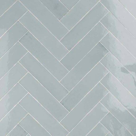 The Tile Life Waverly 3x4 Ocean Polished Ceramic Tile Sample, 1 Piece