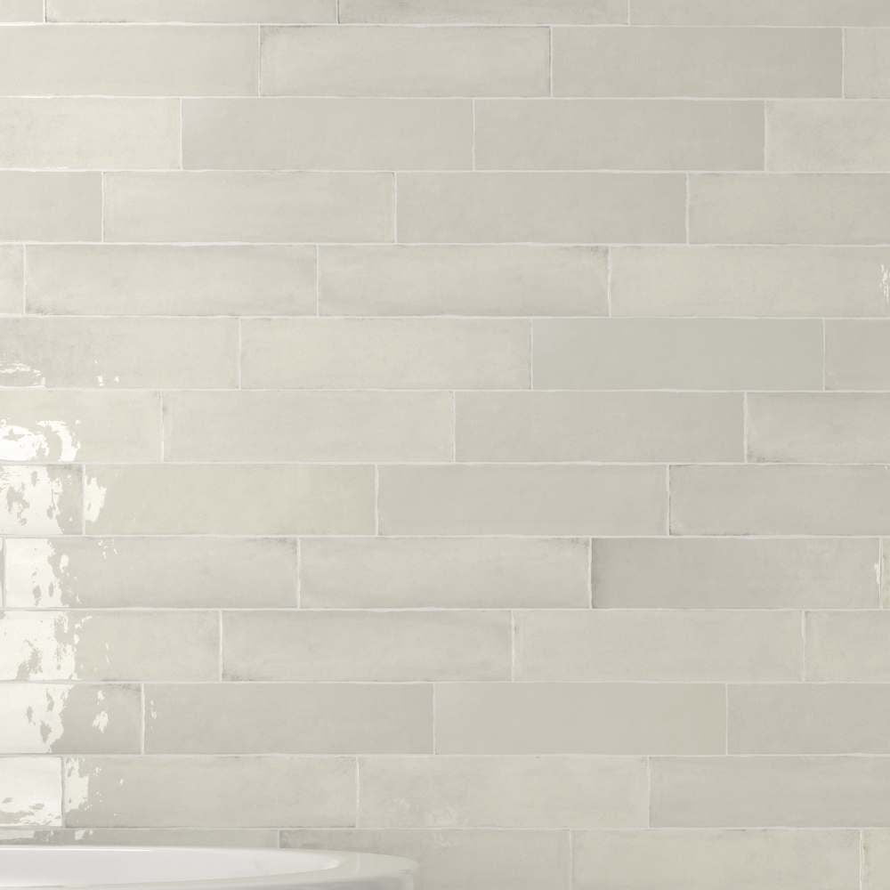 The Tile Life Waverly 3x12 Porcelain Polished Ceramic Wall Tile - 3x3 Sample