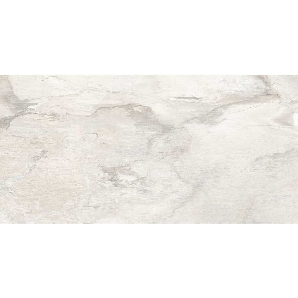 Large White Matte Porcelain Stone Look Wall & Floor Tile