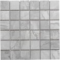 thumbnail image 1 of The Tile Life Wells Stone Slate 4" x 4" Gray Porcelain Mosaic Tile Sample, 1 Piece, 1 of 4