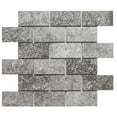 thumbnail image 1 of The Tile Life Wilds Silver Porcelain Subway Mosaic Tile - 12 x 12 in. - Matte - 6-Piece - Floor, Wall & Backsplash, 1 of 6