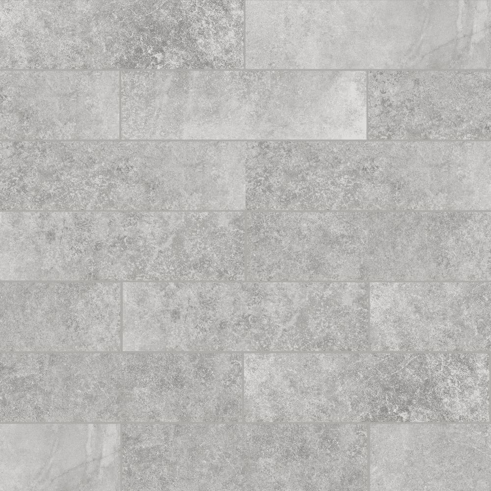 Gravel Gray 4" x 12" Matte Porcelain Subway Floor and Wall Tile