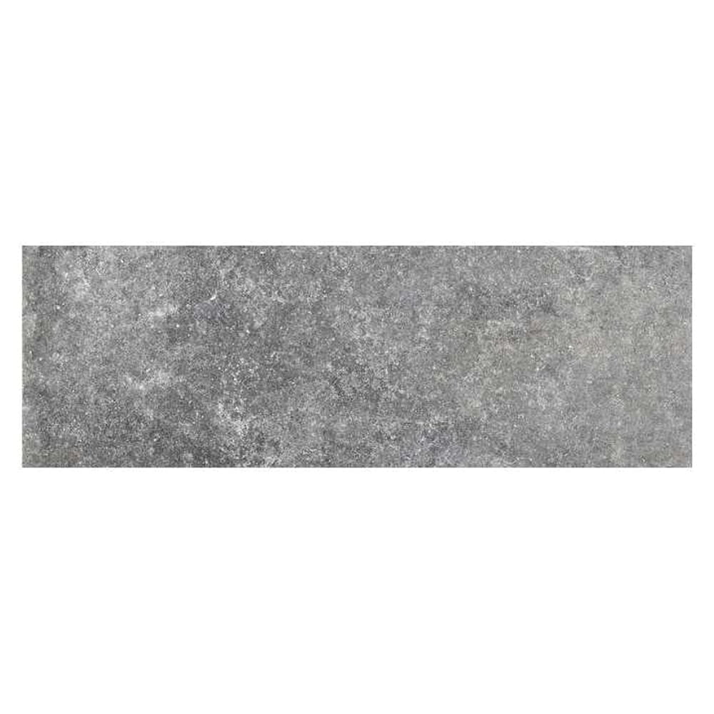 Silver 4" x 12" Porcelain Matte Subway Floor and Wall Tile