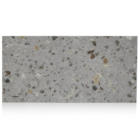 Industry Tile 12x24 Fragment Gray Matte Porcelain Tile (6x6 Sample Swatch)