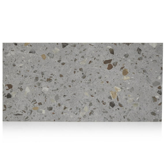 Industry Tile 12x24 Fragment Gray Matte Porcelain Tile (6x6 Sample Swatch)