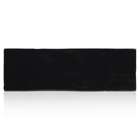 The Tile Project 2.5x8 Tribeca Black Porcelain Wall Tile (1 Sample)