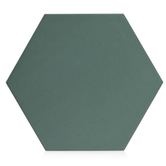 The Tile Project 7.8x9 Tribeca Hexagon Green Porcelain Floor/Wall Tile (1 Sample)