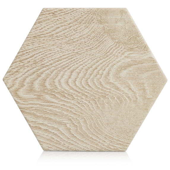 The Tile Project 8x10 Woodside Hexagon Porcelain Beige Floor/Wall Tile (1 Sample)