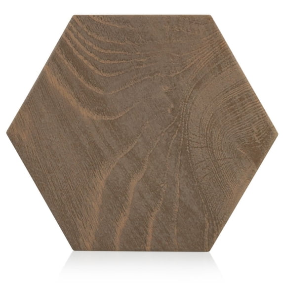 The Tile Project 8x10 Woodside Hexagon Porcelain Oak Floor/Wall Tile (1 Sample)