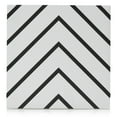 thumbnail image 1 of The Tile Project 8x8 Black and White Vera Porcelain Tile (7.25 Sq. ft. per Box), 1 of 6