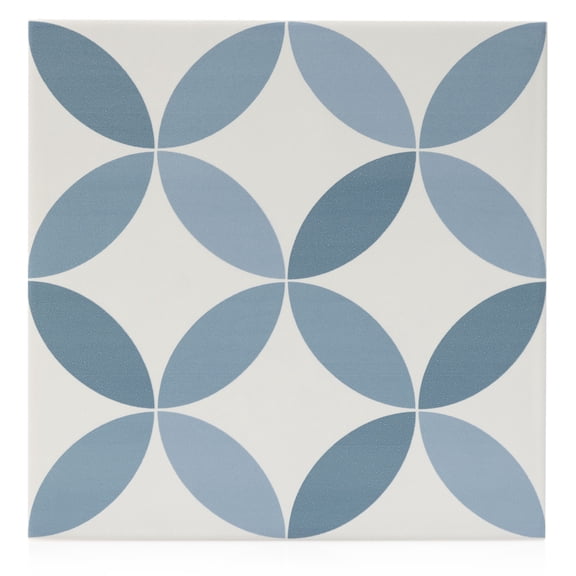 The Tile Project 8x8 Bold Blue Porcelain Floor and Wall Tile (1 Sample)