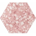 thumbnail image 1 of Industry Tile 9"x10" Terrazzo Hexagon Porcelain Matte Pink Floor/Wall Tile (8.08 sq. ft/Box), 1 of 7