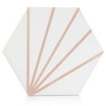 thumbnail image 1 of The Tile Project 9x10 Palm Bays Hexagon Light Pink Porcelain Tile (1 Sample), 1 of 7