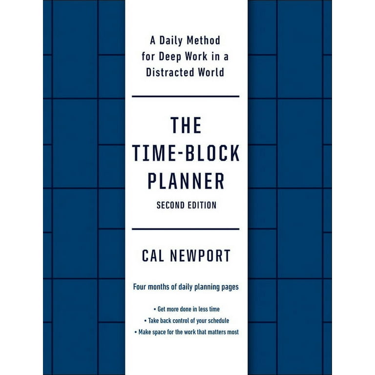 The Time-Block Planner (Second Edition) by Cal Newport: 9780593545393