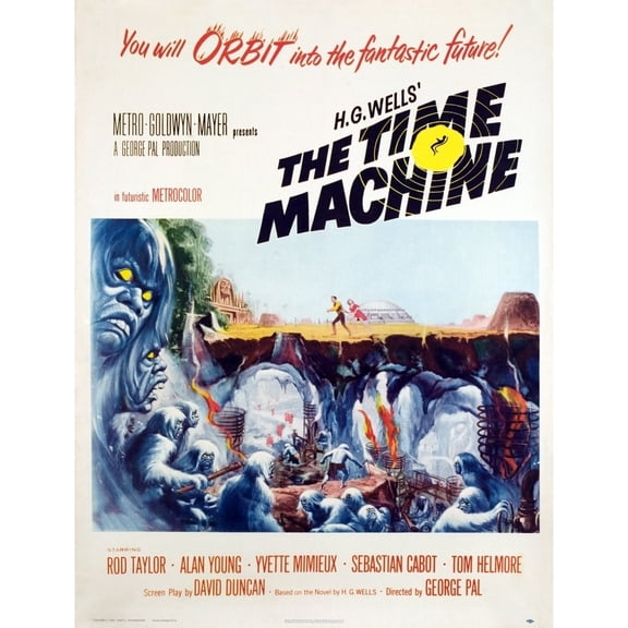 The Time Machine 1960. Movie Poster Masterprint (24 x 36)