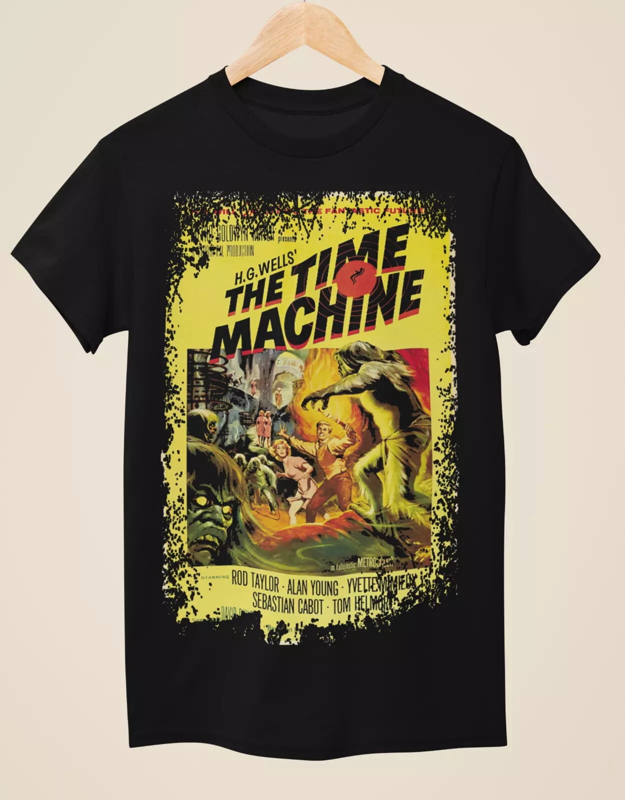Meat Machine Movie The Time Machine (1960) - Movie Poster inspired Unisex Black T-Shirt ...