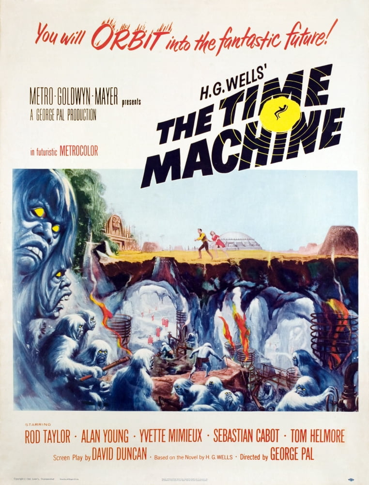 The Time Machine Canvas Art - (11 x 17)
