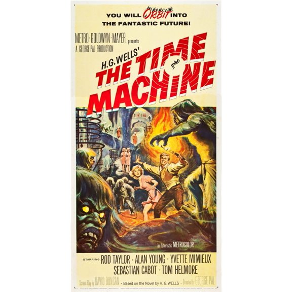 The Time Machine From Left: Yvette Mimieux Rod Taylor 1960 Movie Poster Masterprint (8 x 10)