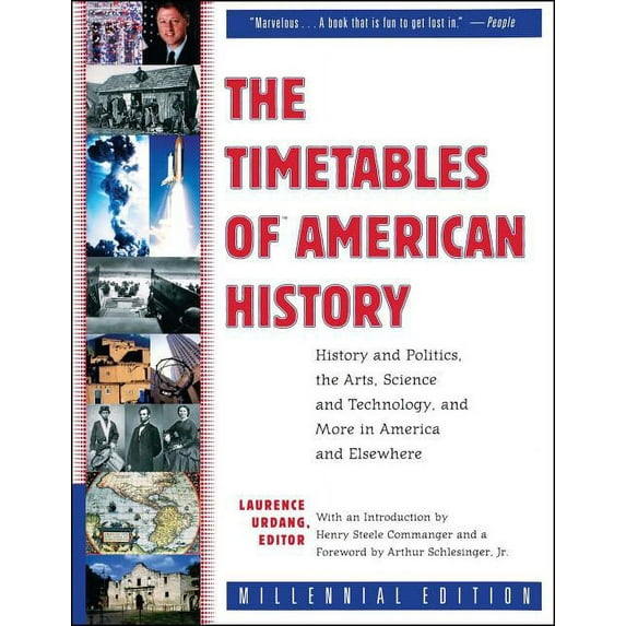 The Timetables of American History : History and Politics, the Arts, Science and Technology, and More in America and Elsewhere (Paperback)